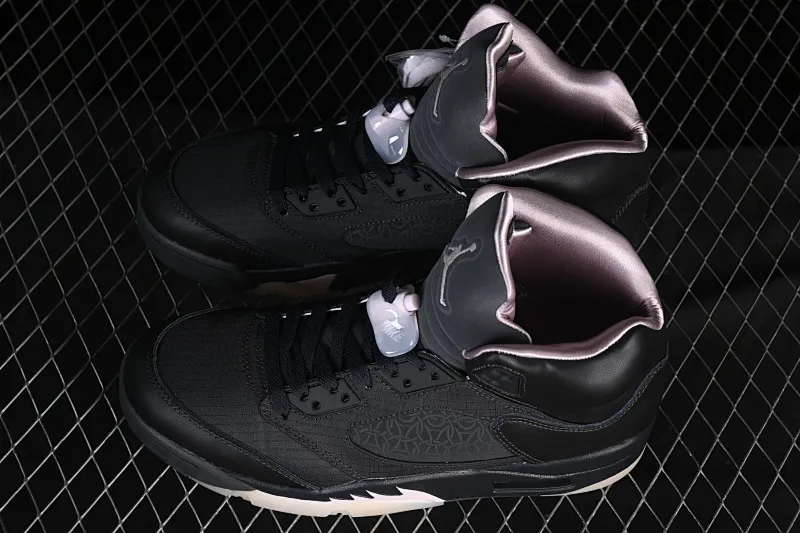 All categories Air Jordan Jordan series basketball shoes Air Jordan 5 OG version PSG x Air Jordan 5 Retro "Off Noir" AJ5 Joe 5 joint model Paris Saint-Germain HQ3004-001